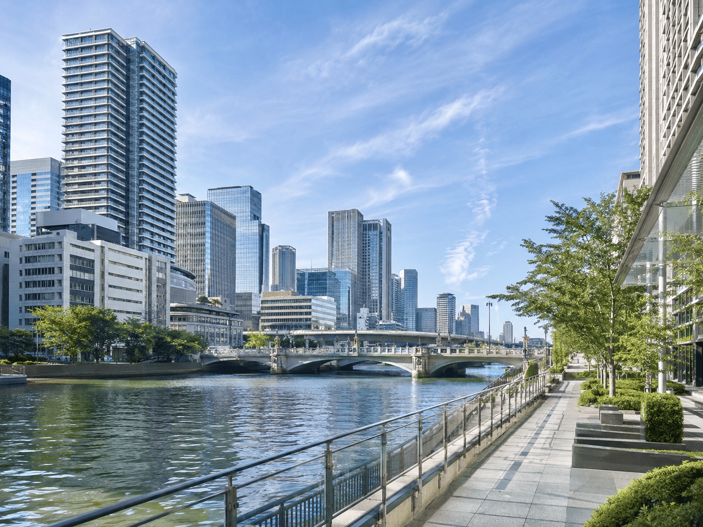 中之島・京阪沿線エリアの街並み